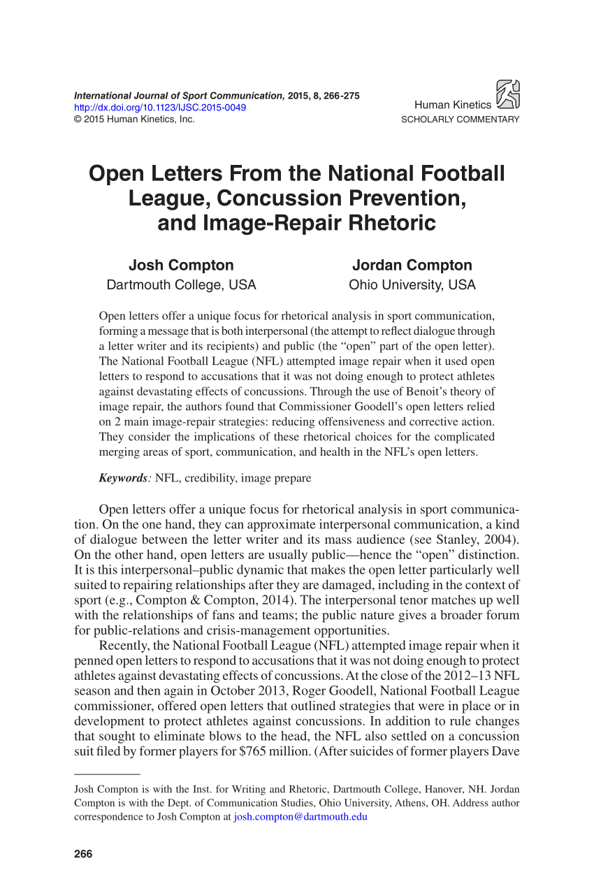 football concussion research paper