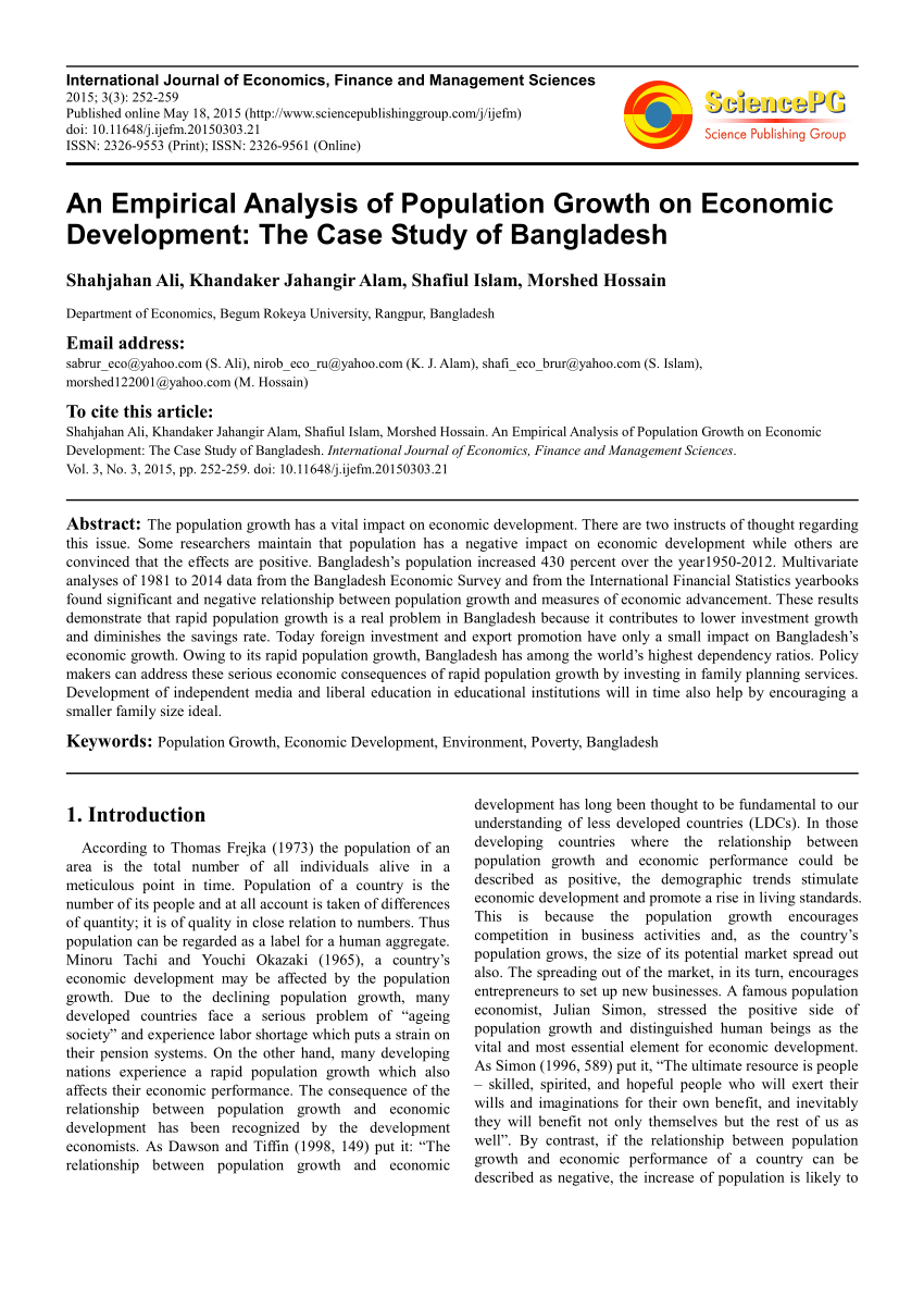 economic development case study
