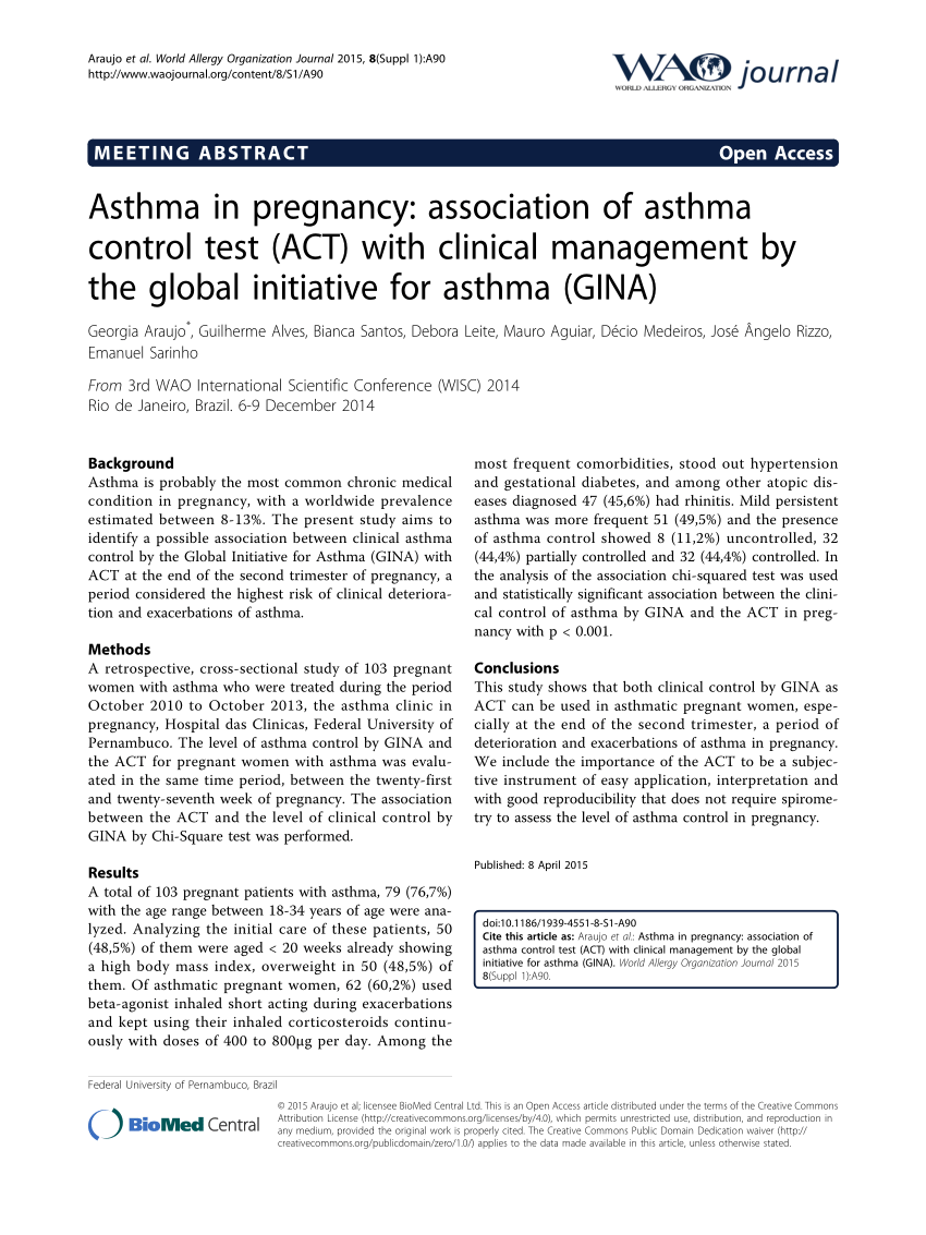 case study asthma in pregnancy