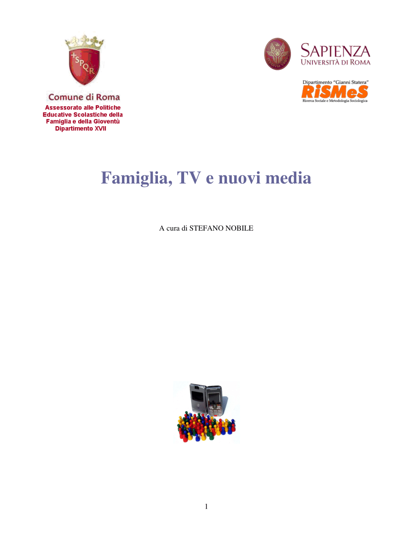 PDF) Famiglia, TV e nuovi media