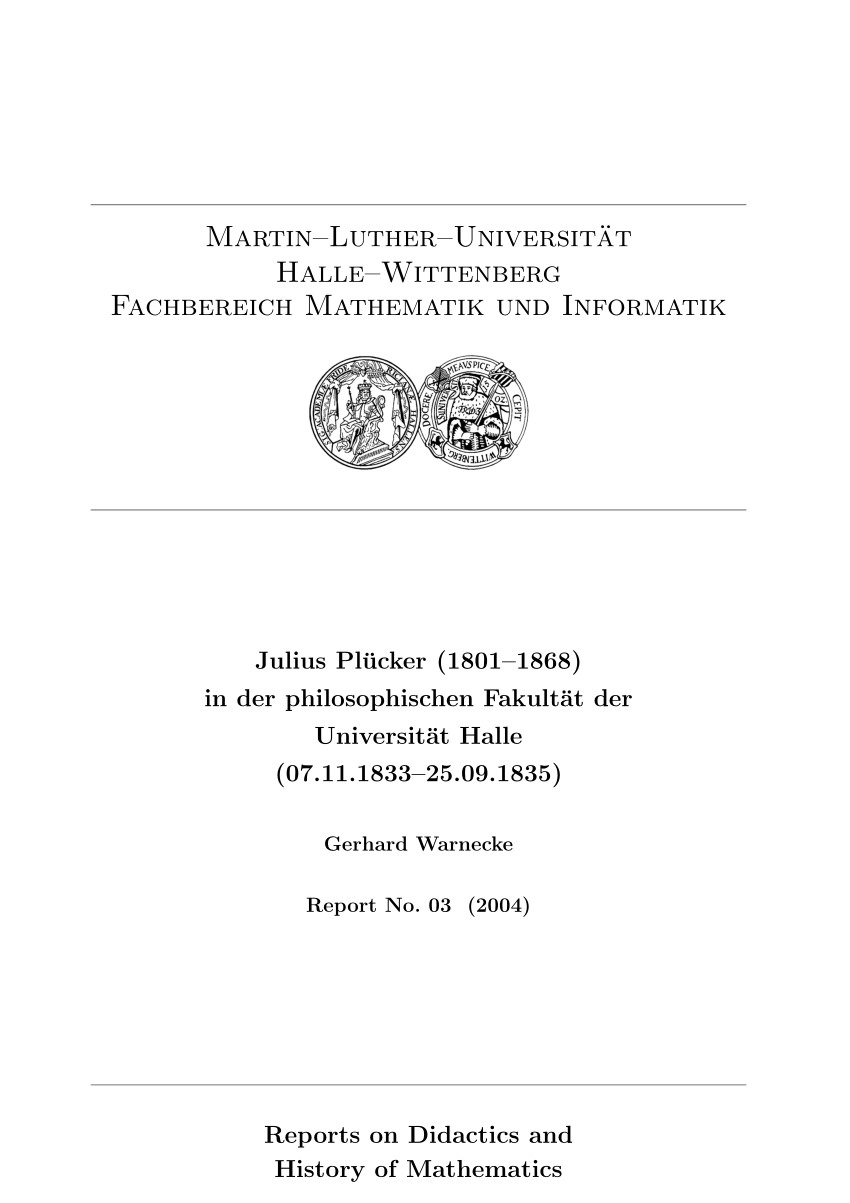 PDF Martin Luther Universit at Halle Wittenberg Fachbereich Mathematik und Informatik