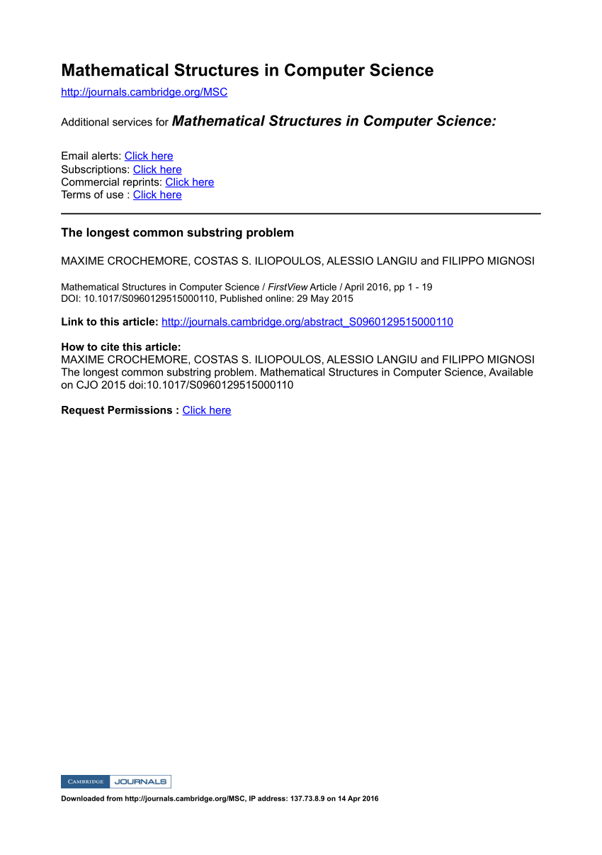pdf-the-longest-common-substring-problem