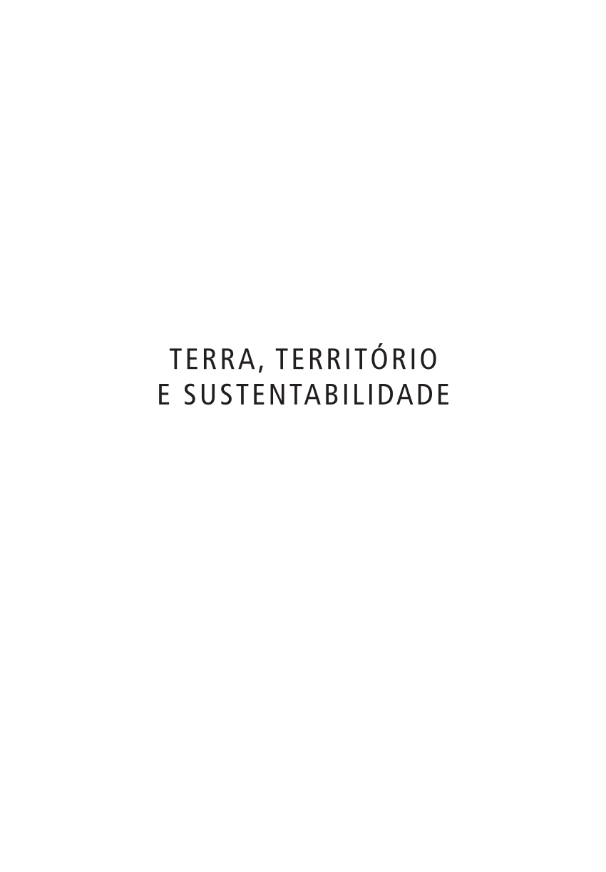 PDF) TERRA, TERRITÓRIO E SUSTENTABILIDADE imagem imagem