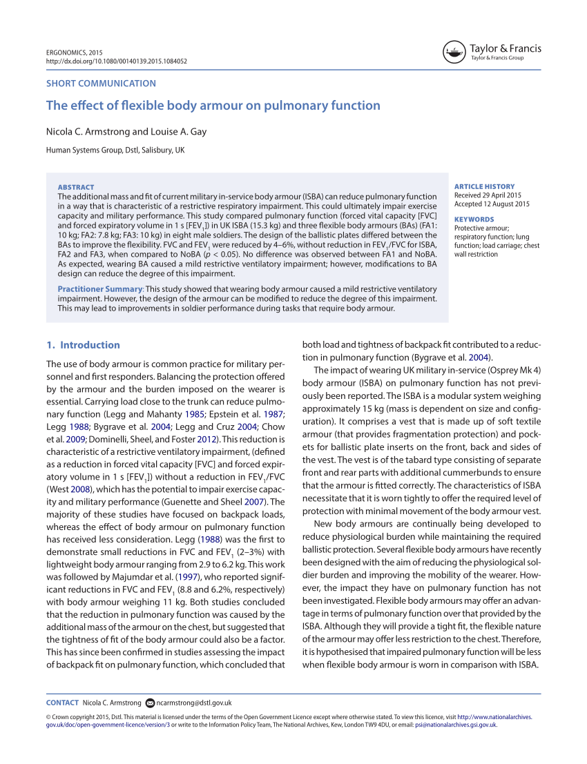 The effect of breast size and bra type on comfort for UK female police  officers wearing body armour – FIT & PERFORMANCE