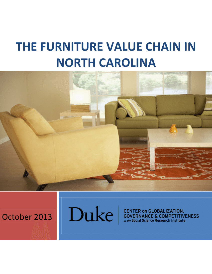 Pdf The Furniture Value Chain In North Carolina