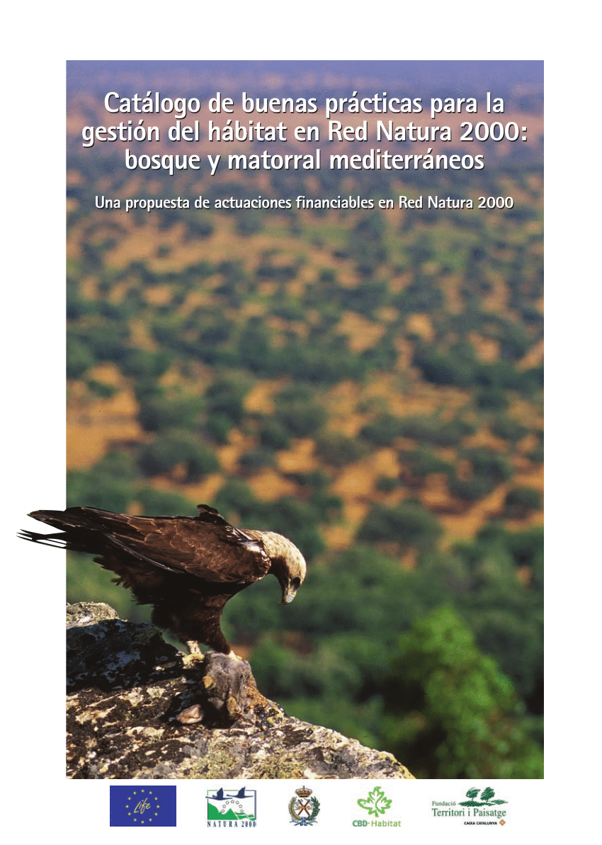PDF) Catálogo de buenas prácticas para la gestión del hábitat en Red Natura  2000: bosque y matorral mediterráneos. Una propuesta de actuaciones  financiables en Red Natura 2000