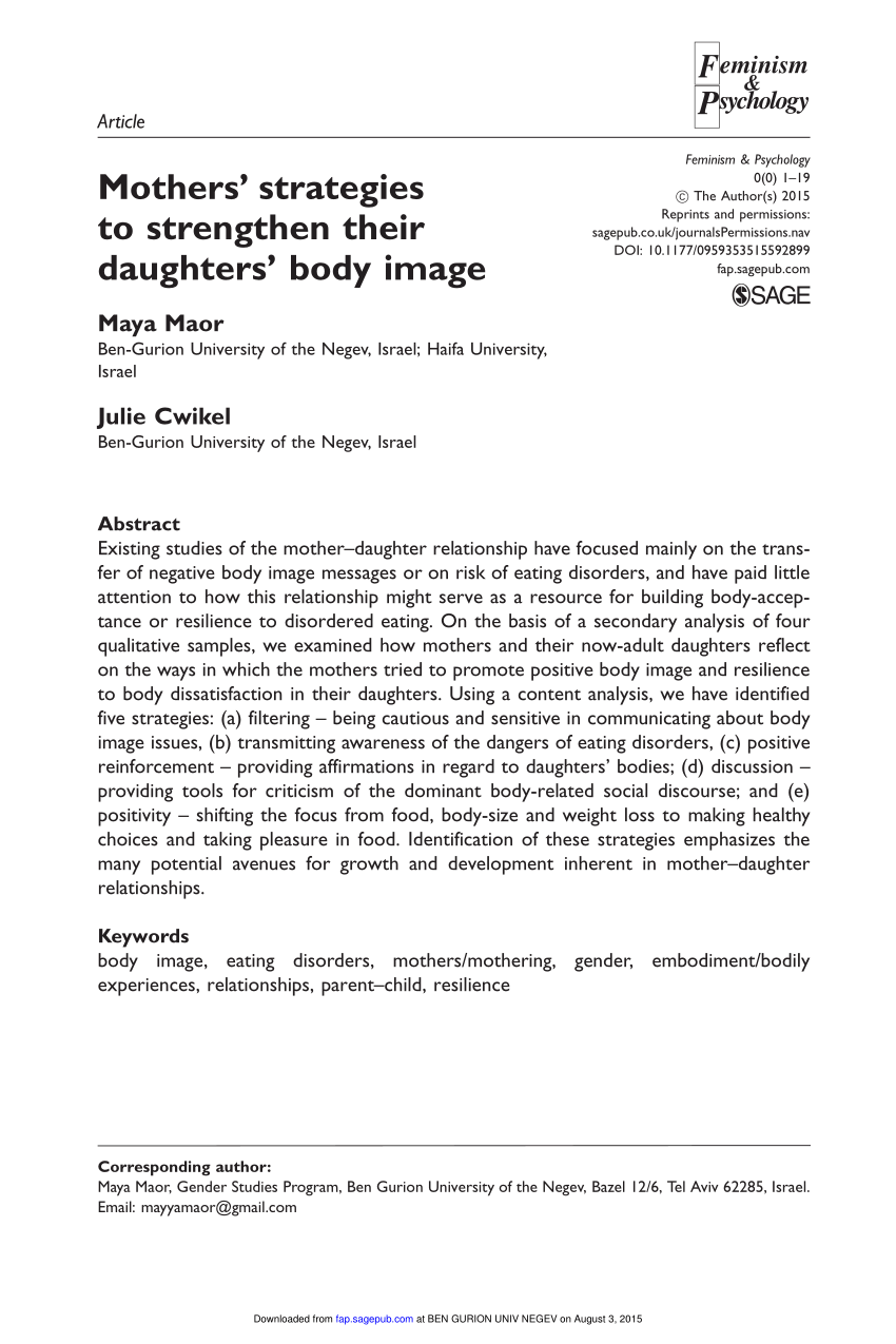 Battling Body Image :: Guiding Your Daughter Through the Middle