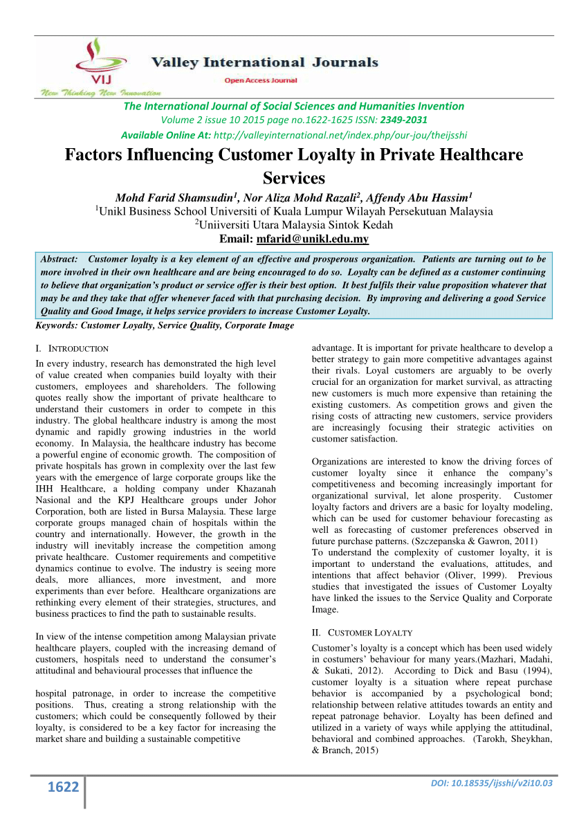 dissertation on sustainability of private healthcare