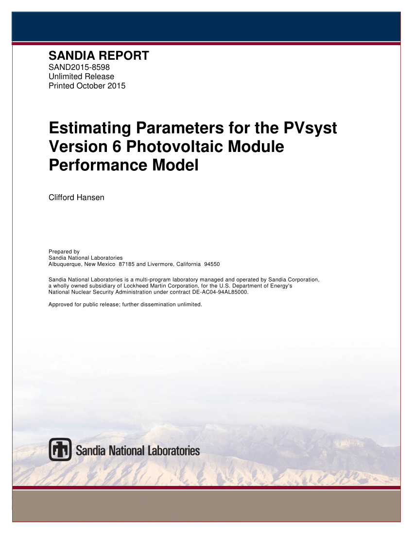 pvsyst 6 contextual pdf
