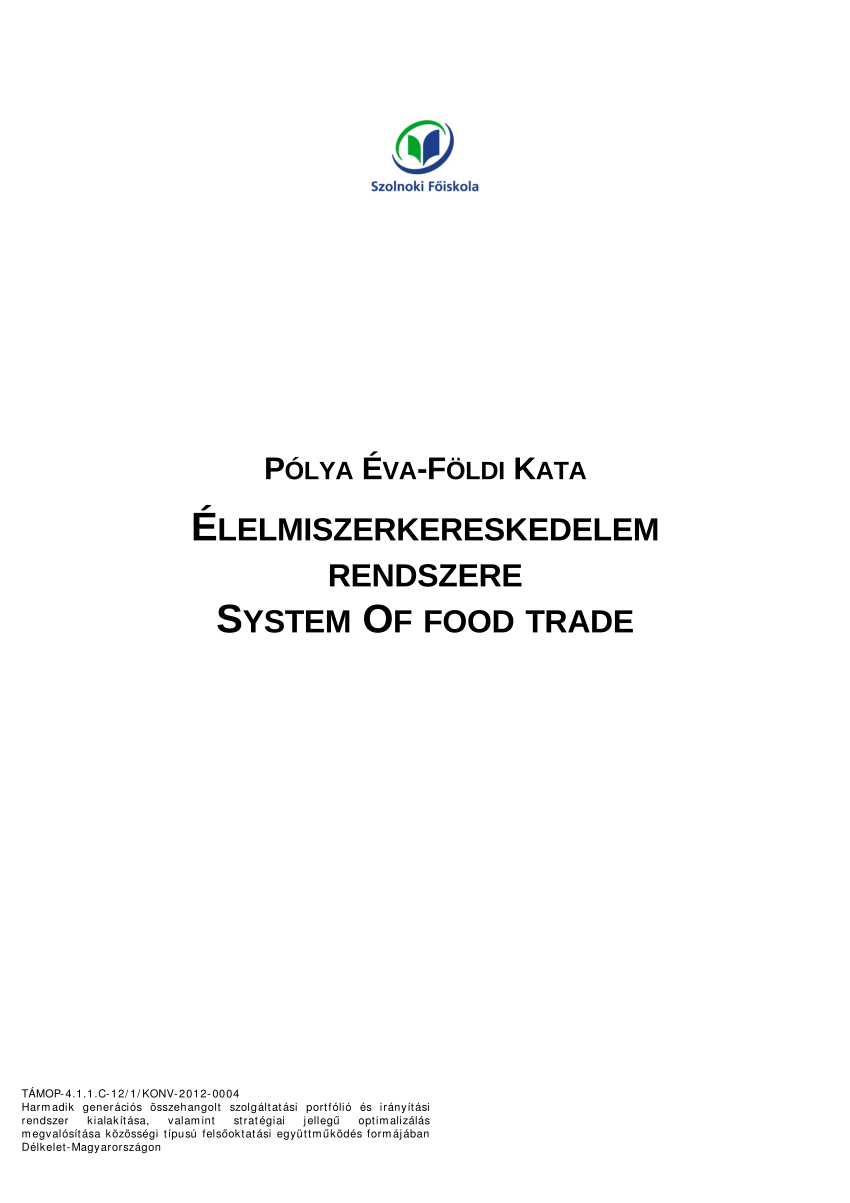 rendszerek fejlesztése a kereskedelemben