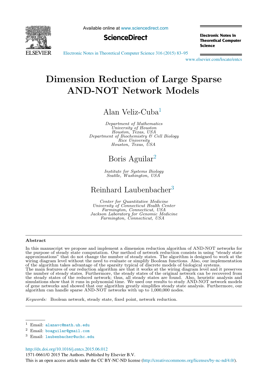 Dimension Reduction Of Large Sp