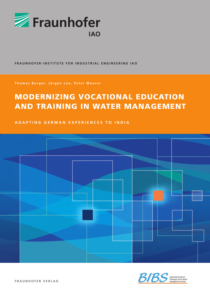 PDF) Modernizing Vocational Education and Training in Water ...