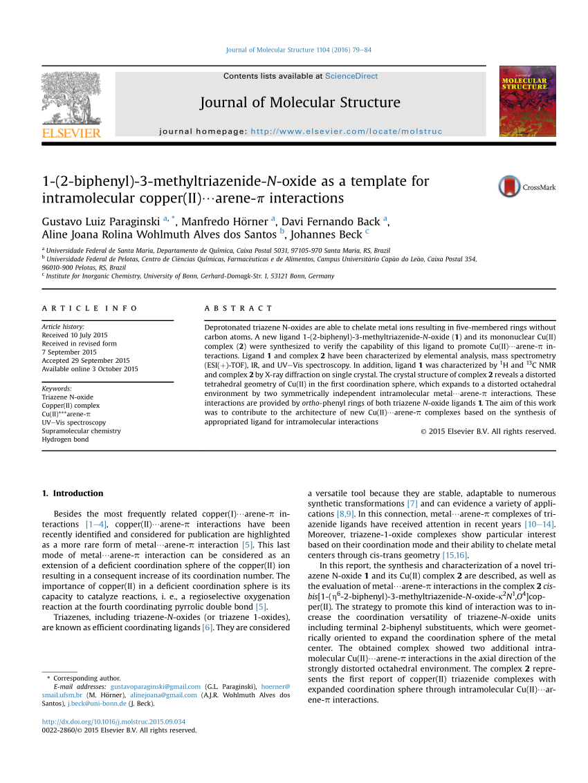 Molecular Monomer Of Cu Ii Ph 2 Ph Nnn O Ch 3 2 With Download Scientific Diagram