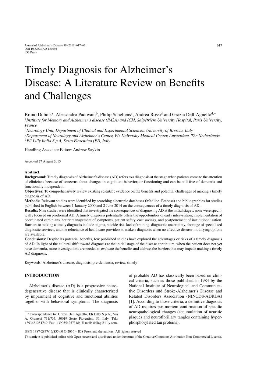 alzheimer's disease research articles