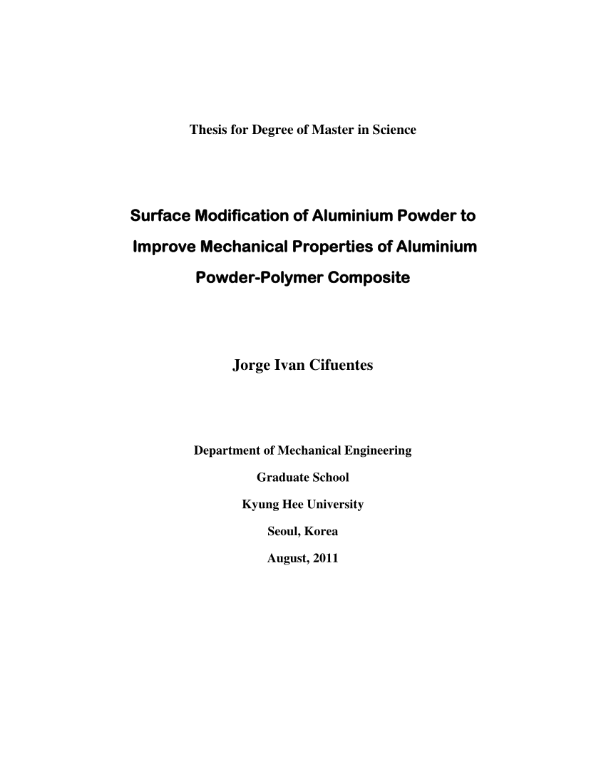 thesis title for mechanical engineering