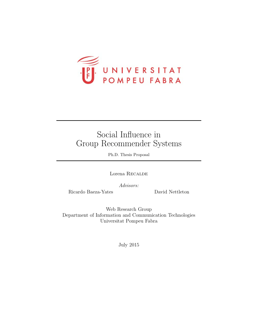 Thesis proposal sample title