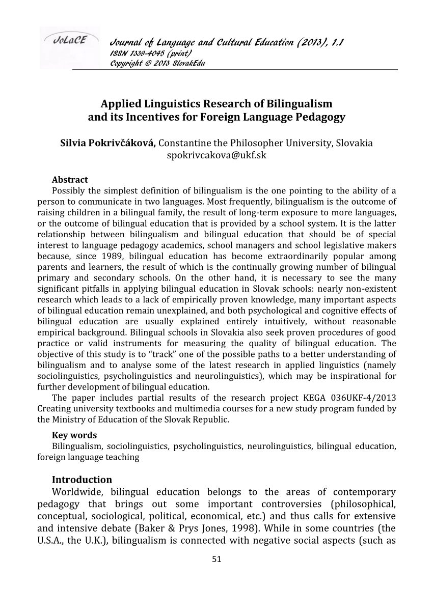 dissertation about bilingual education