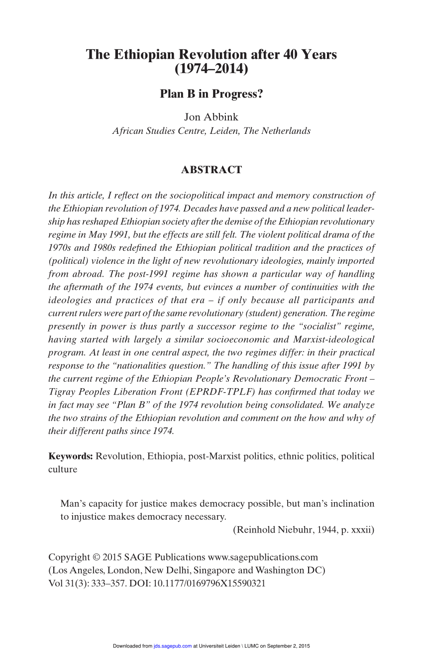 research paper in ethiopia pdf
