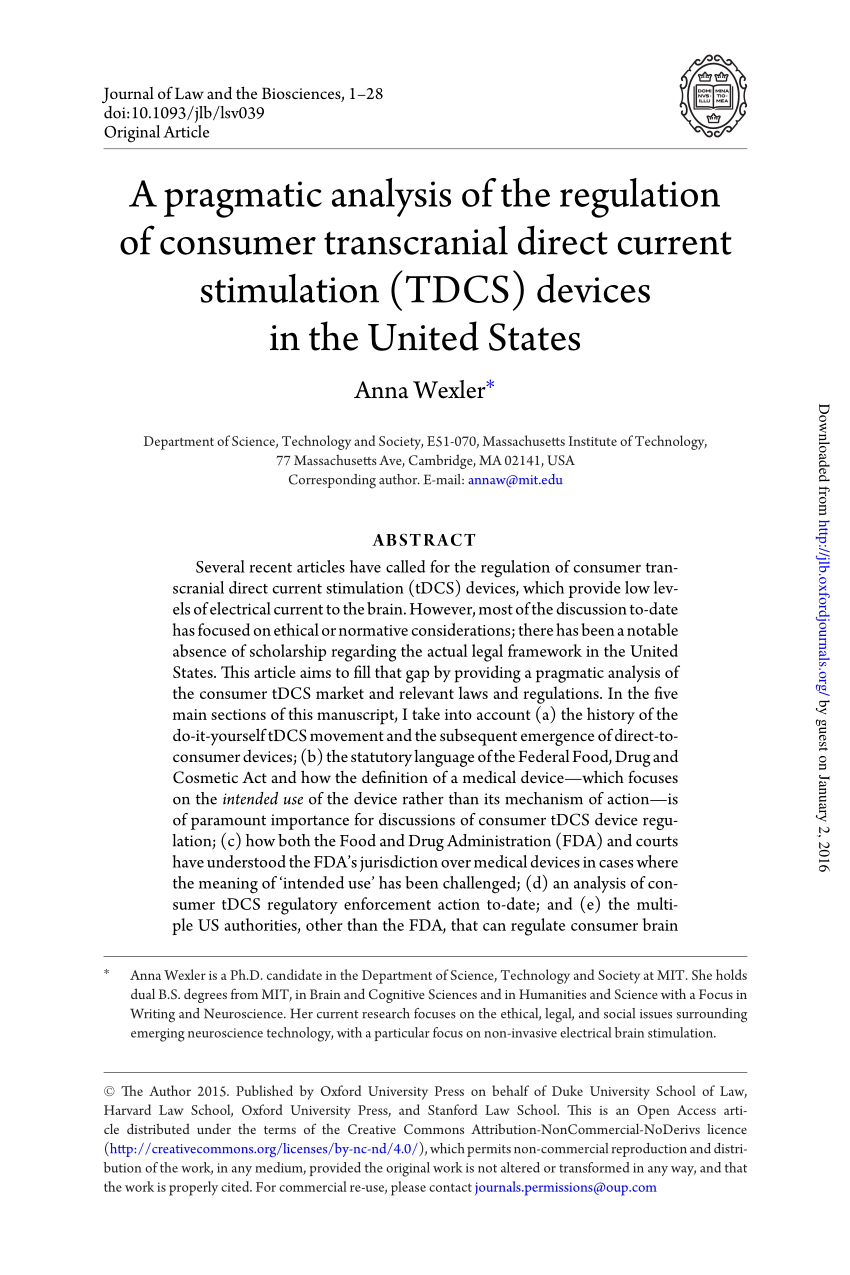 https://i1.rgstatic.net/publication/283240504_A_pragmatic_analysis_of_the_regulation_of_consumer_transcranial_direct_current_stimulation_TDCS_devices_in_the_United_States_Table_1/links/5687978c08ae051f9af577a8/largepreview.png