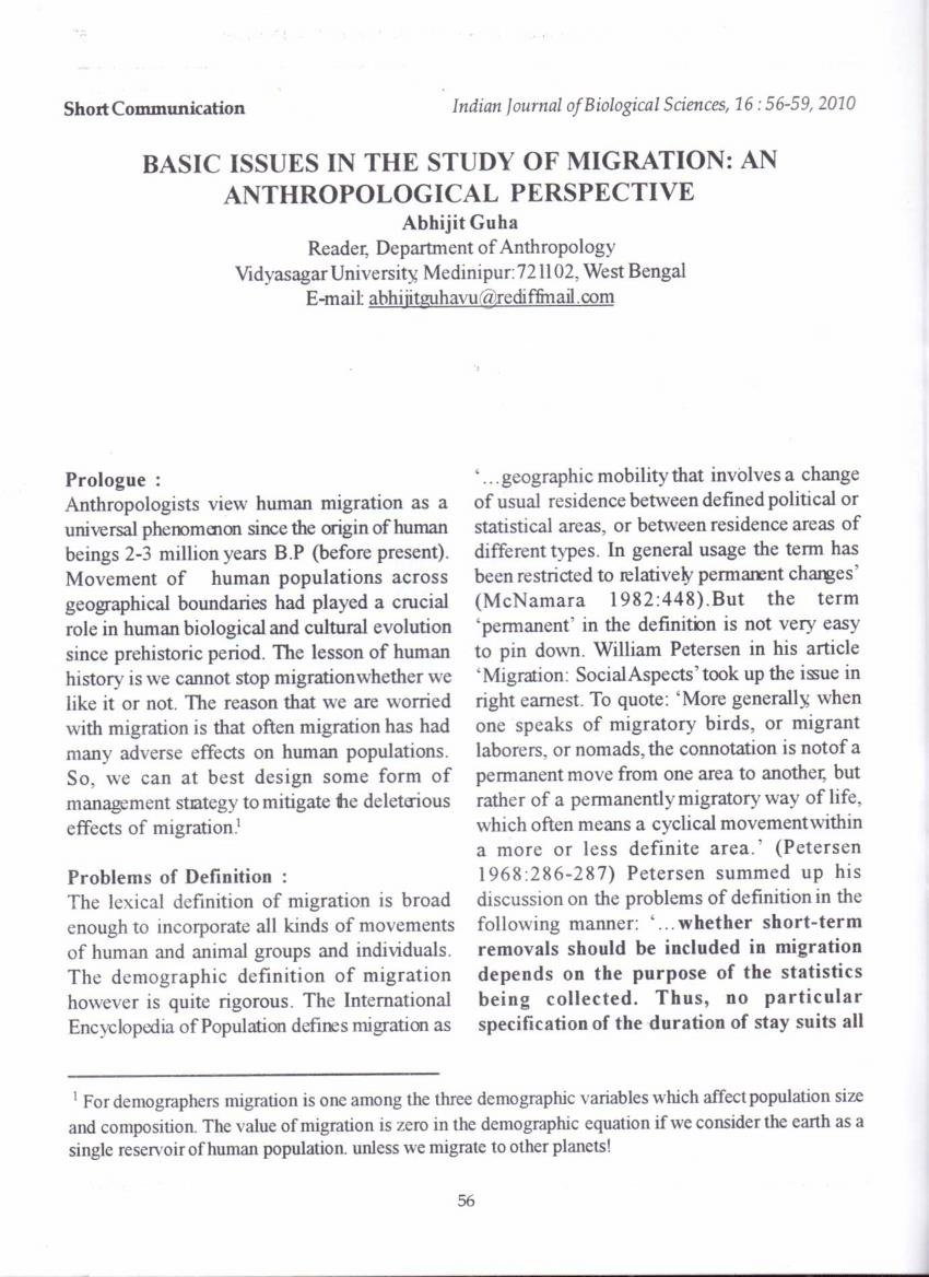 indian anthropologist journal