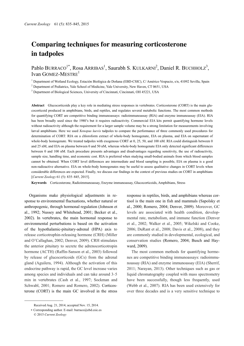 detectx corticosterone enzyme immunoassay kit pdf