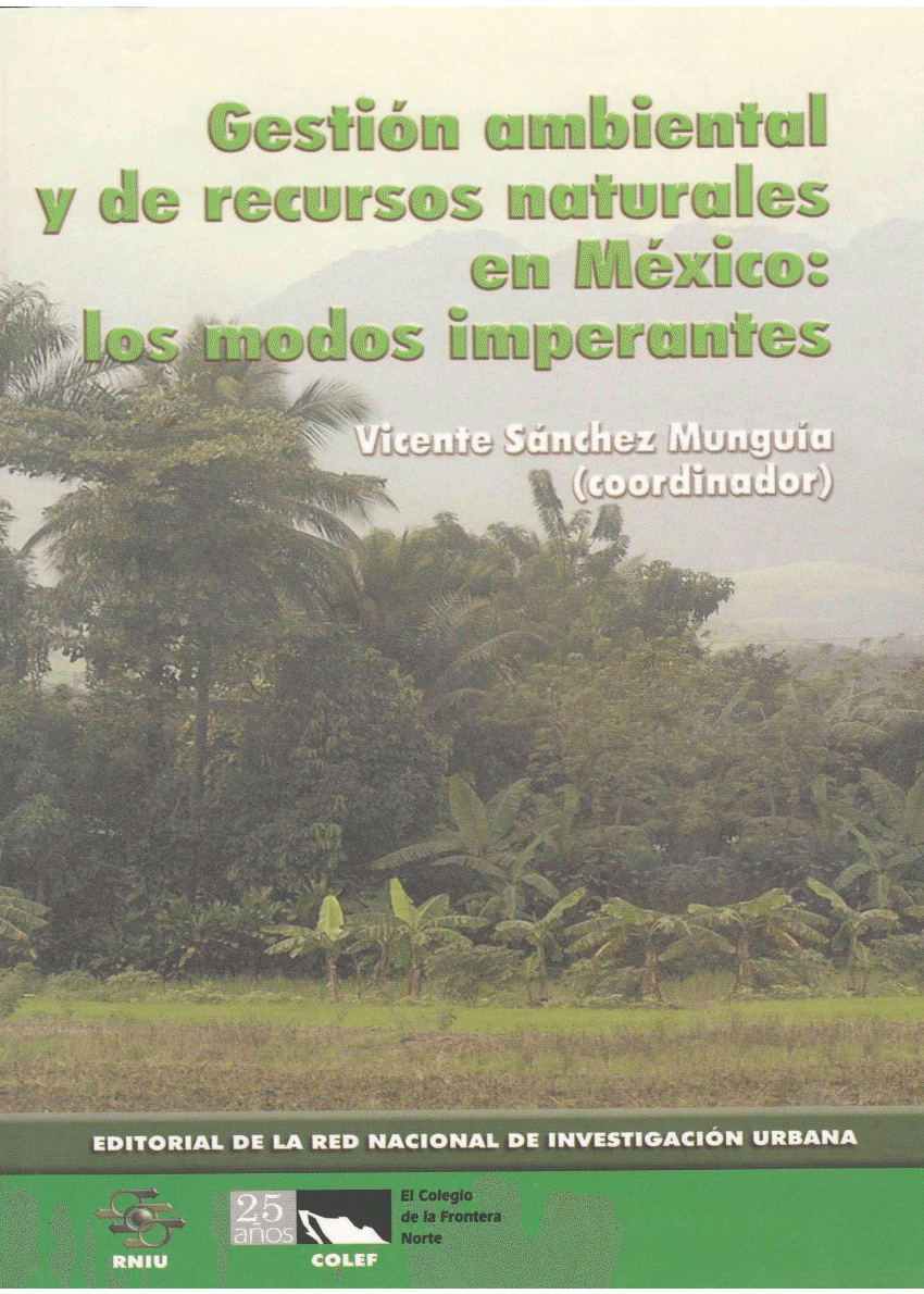 (PDF) Gobernación ambiental en la frontera norte de México: el caso de ...