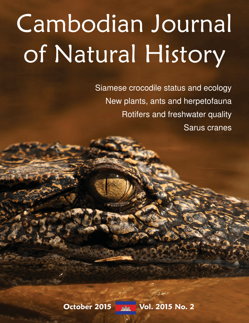 PDF) Cambodian Journal of Natural History Volume 2015 Issue 2