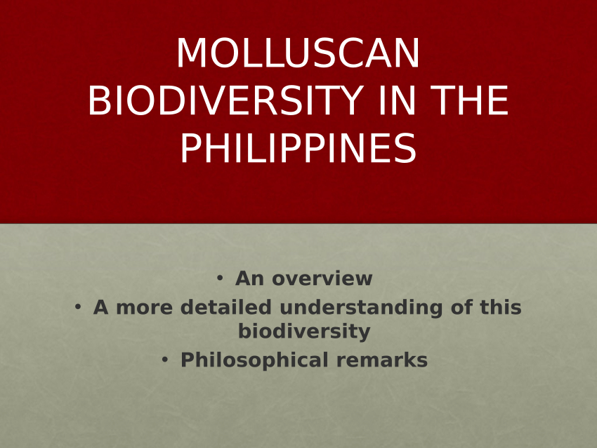 research paper about biodiversity in the philippines