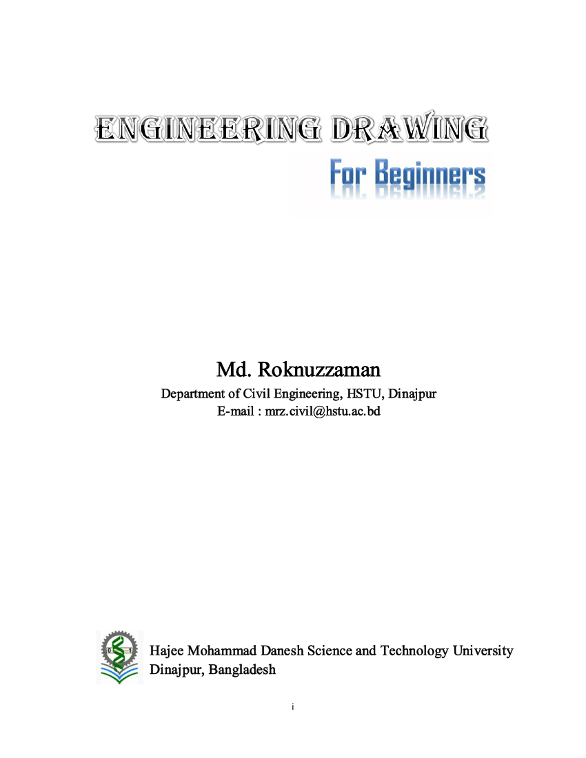 PDF) Engineering Drawing for beginners