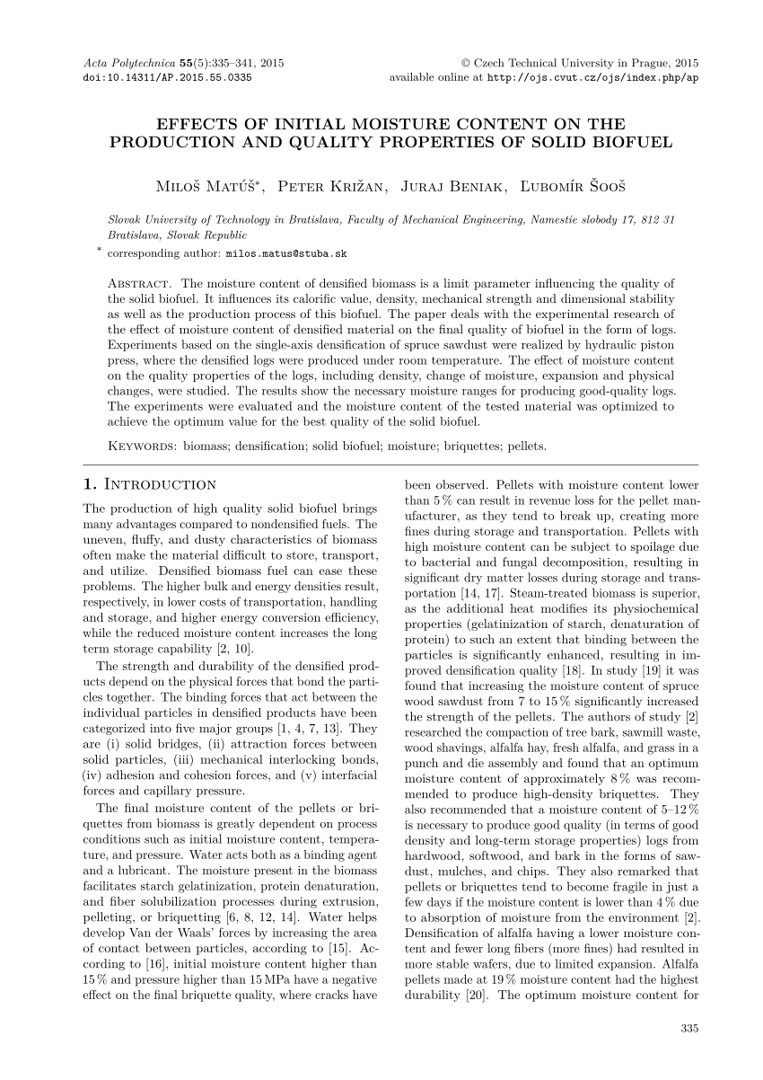 moisture content thesis pdf