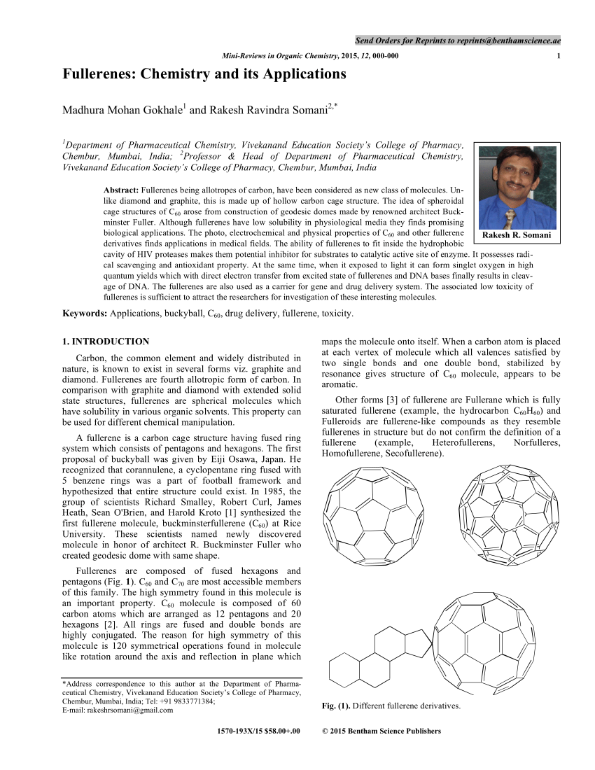 applications of buckminsterfullerene