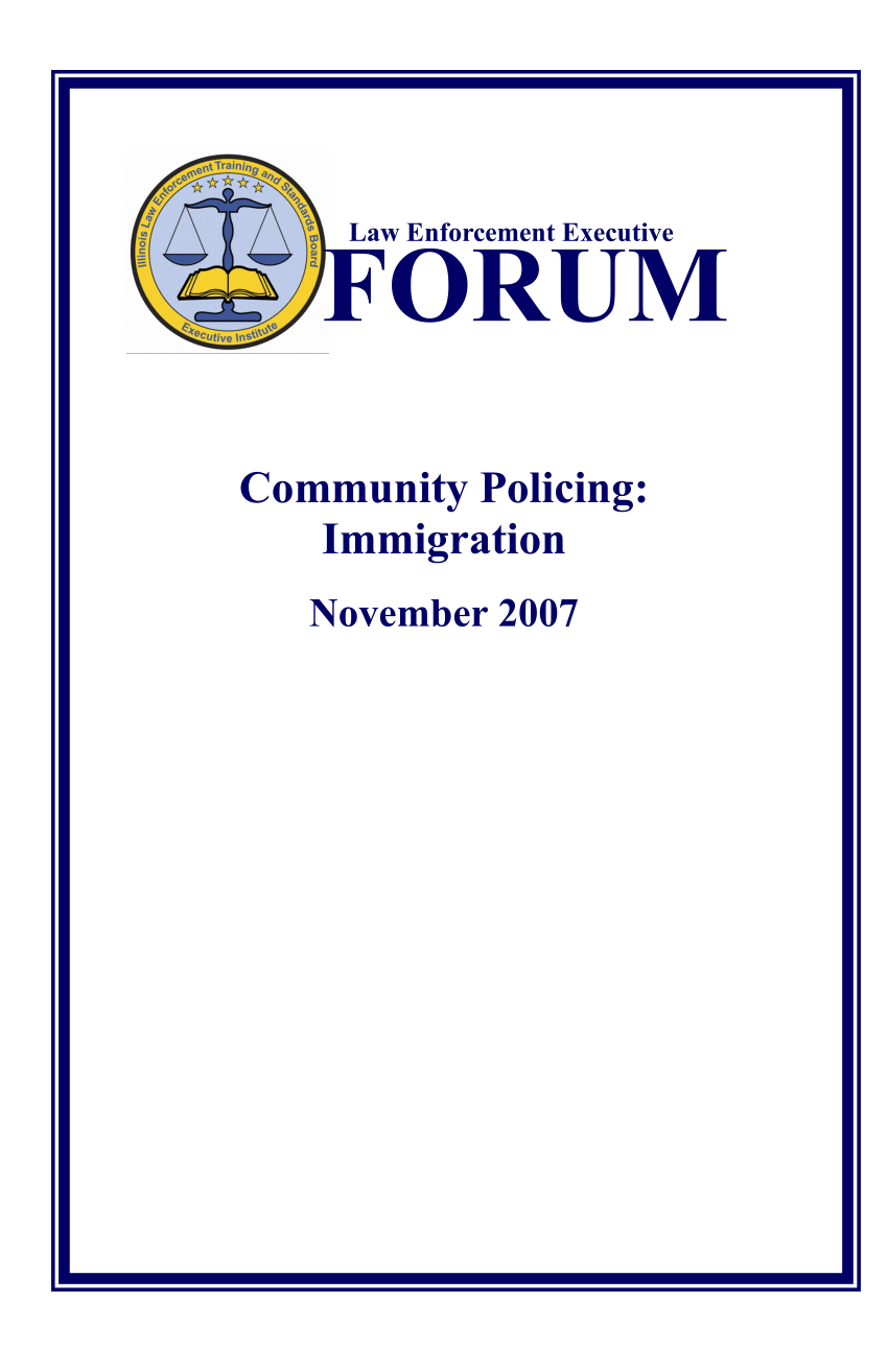 PDF) “Immigrant Women, Domestic Violence and Community Policing”