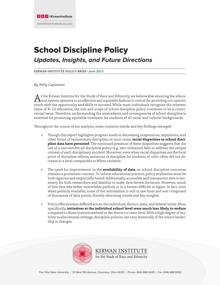 pdf-school-discipline-policy-updates-insights-and-future-directions