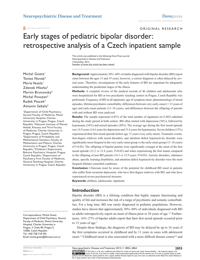 bipolar disorder articles 2018