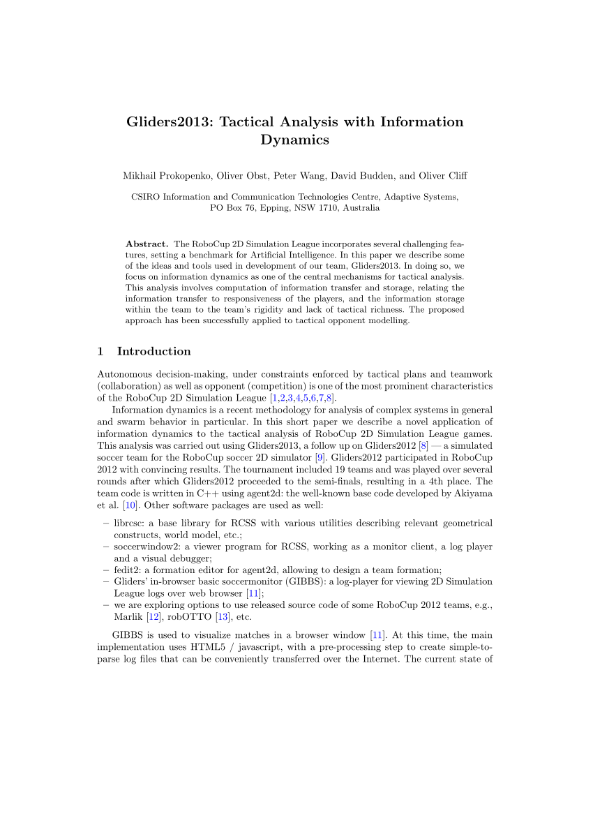 PDF) Mineração de dados para análise quantitativa de chutes a gol em um  ambiente de simulação de futebol de robôs em duas dimensões