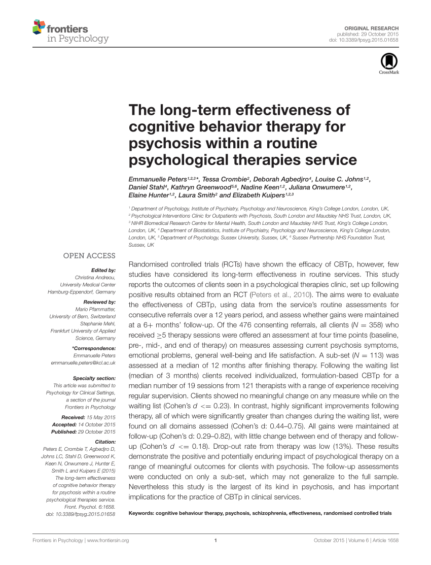the case study guide to cognitive behaviour therapy of psychosis