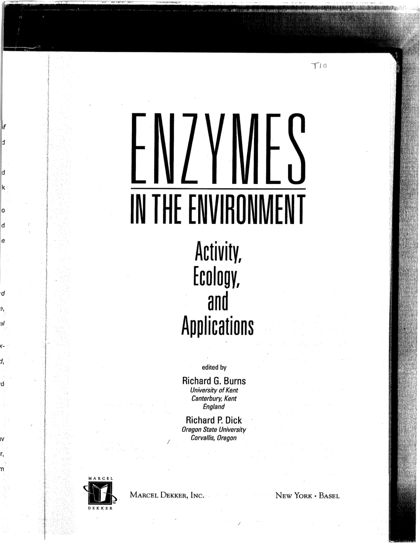 Soil Enzymes 土壌酵素 学術書 Roger G. BURNS | pkelectronics.pk