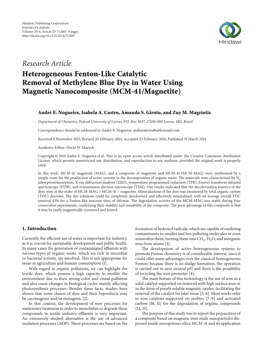 (PDF) Journal of catalyst