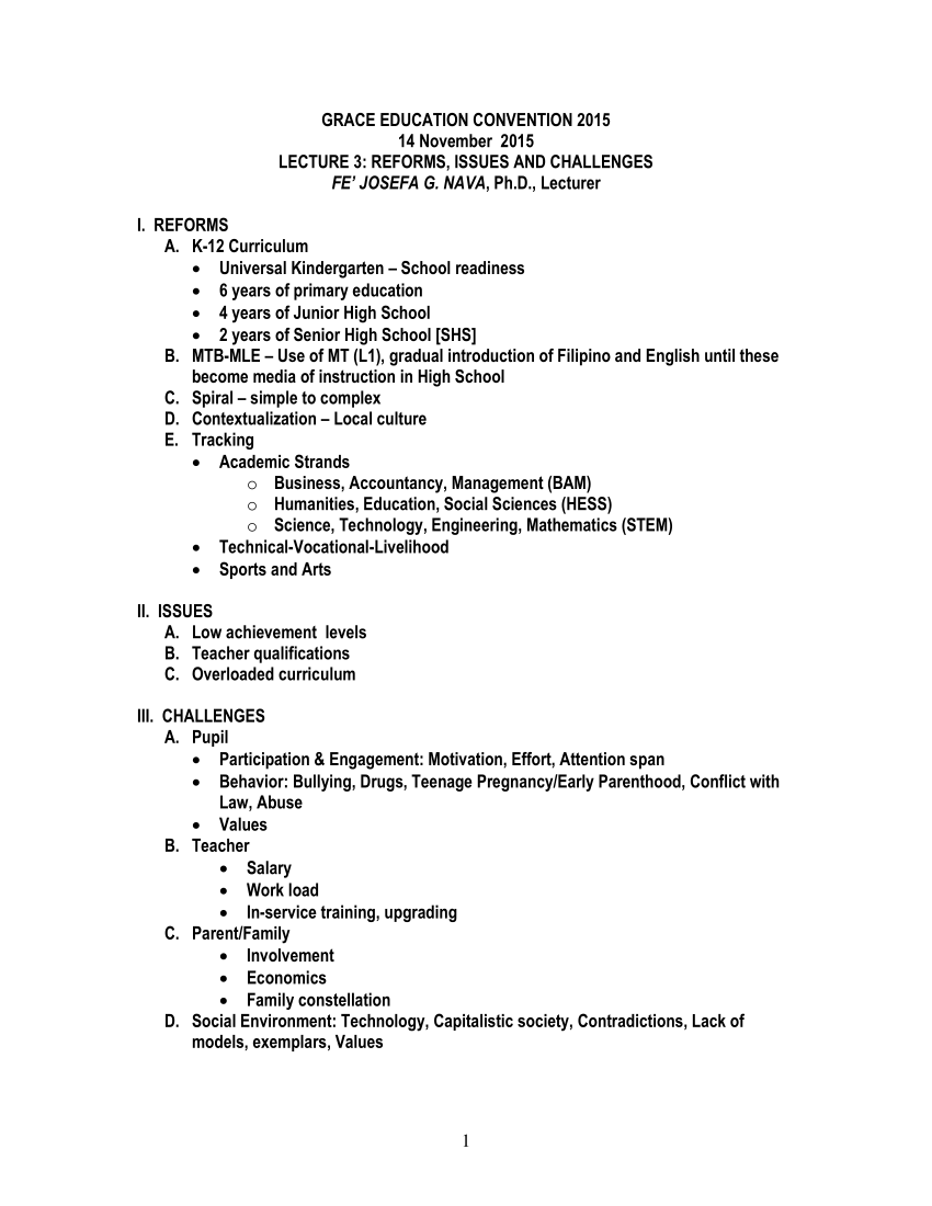 education issues in the philippines research paper