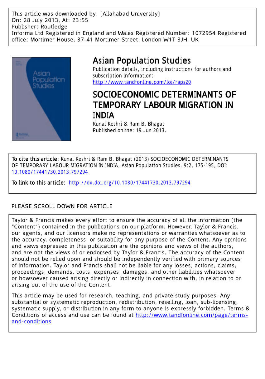 labour migration research paper