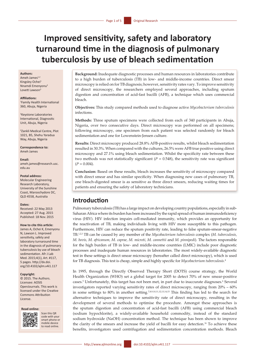 Bleach Sterilization M Tuberculosis Viability After Treatment Of Download Scientific Diagram