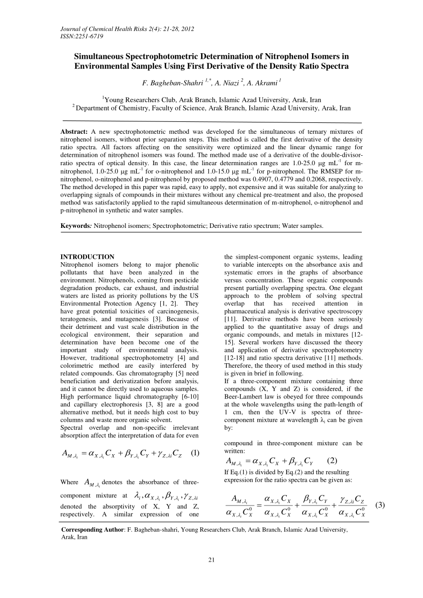 Pdf Development And Validation Of A Spectrophotometric Method To Measure Sulfate Concentrations In Mine Water Without Interference