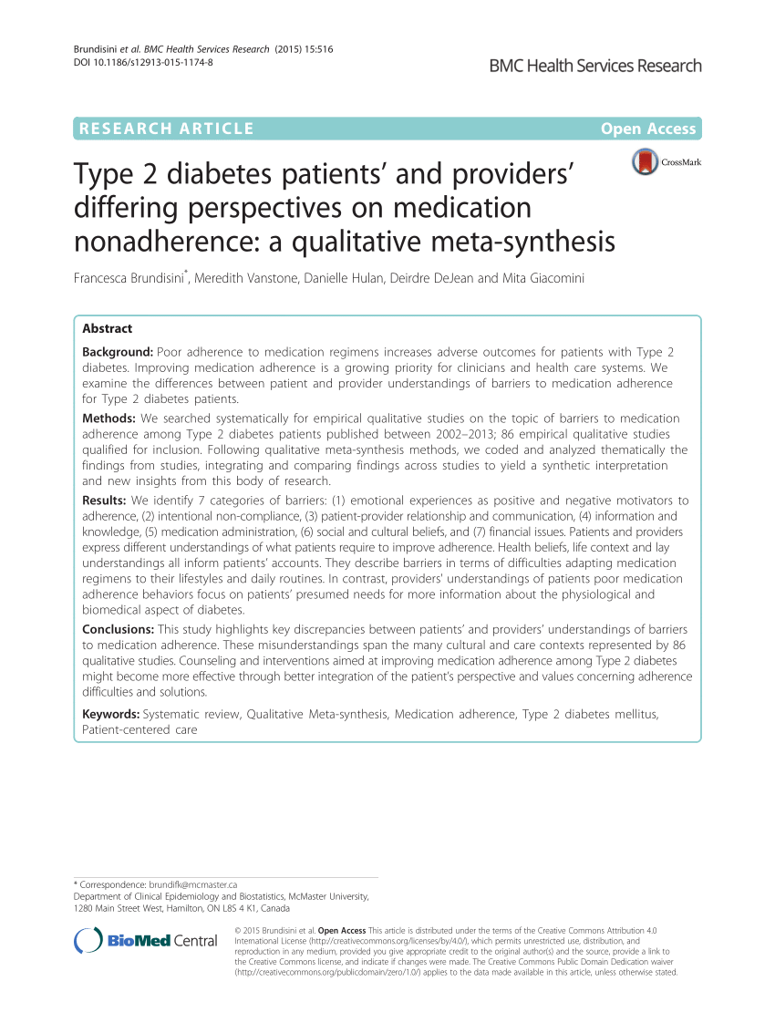 qualitative research article on diabetes