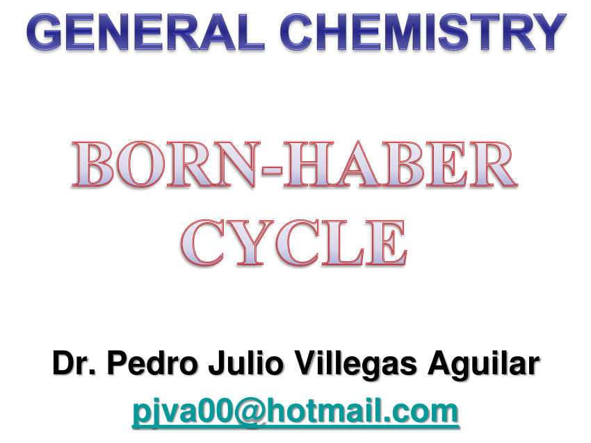 born haber cycle problems pdf