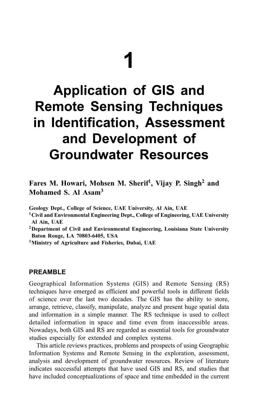 research paper on application of gis pdf
