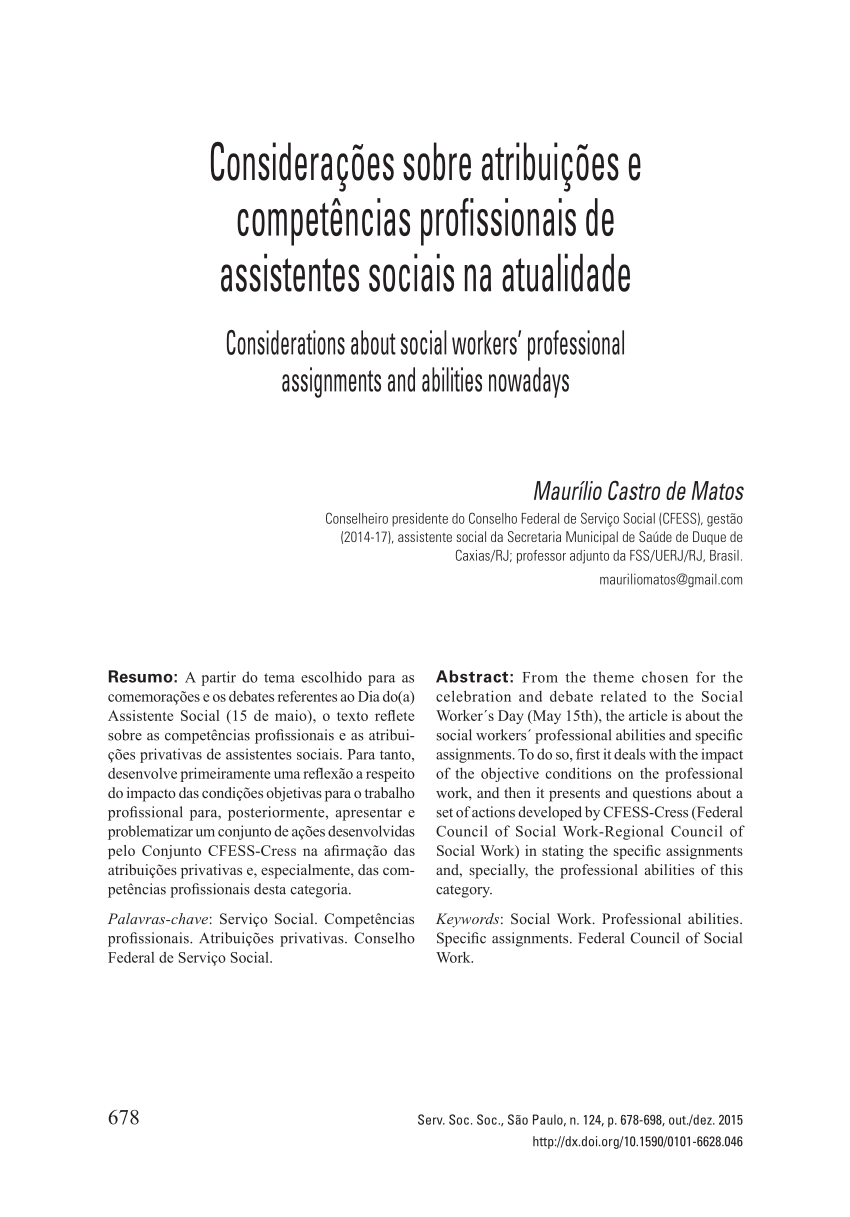 Assessoria e Consultoria em Serviço Social - CRESS RJ - 2015, PDF, Trabalho social