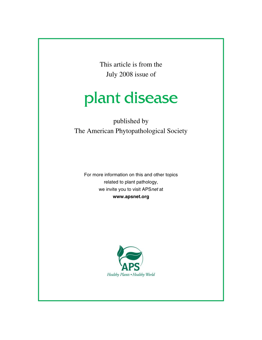 The American Phytopathological Society on X: Our May Theme for