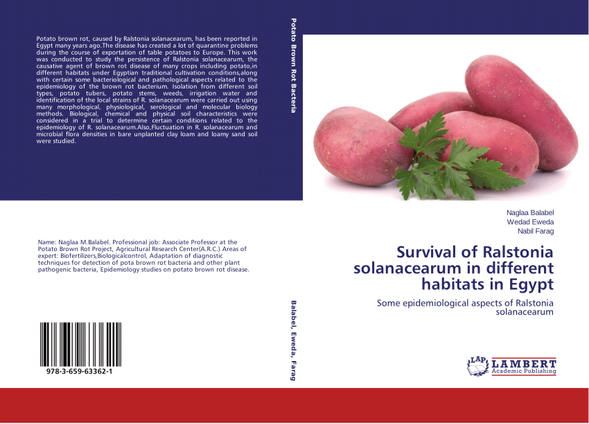 PDF) 􀀁􀀂􀀃􀀄􀀅􀀄􀀆􀀇􀀈􀀉􀀊􀀈􀀋􀀆􀀇􀀌􀀍􀀉􀀎􀀅􀀆Survival of Ralstonia  solanacearun in different habitats in  Egypt􀀌􀀉􀀇􀀆􀀎􀀆􀀏􀀐􀀆􀀃􀀂􀀑􀀈􀀅􀀎􀀈􀀒􀀅􀀊􀀊􀀐􀀃􀀐􀀎􀀍  􀀓􀀆􀀔􀀅􀀍􀀆􀀍􀀌􀀈􀀅􀀎􀀈􀀕􀀖􀀗􀀘􀀍