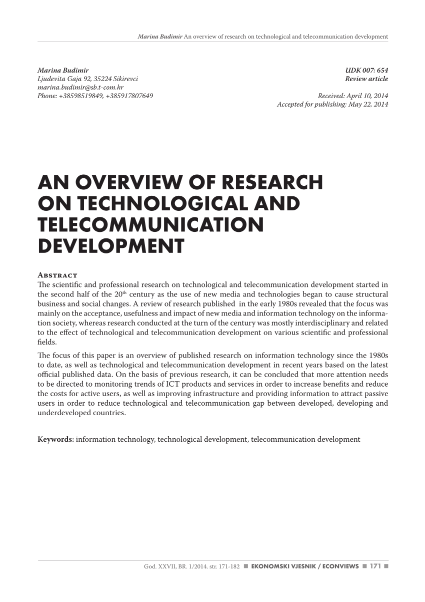 research paper based on telecommunication