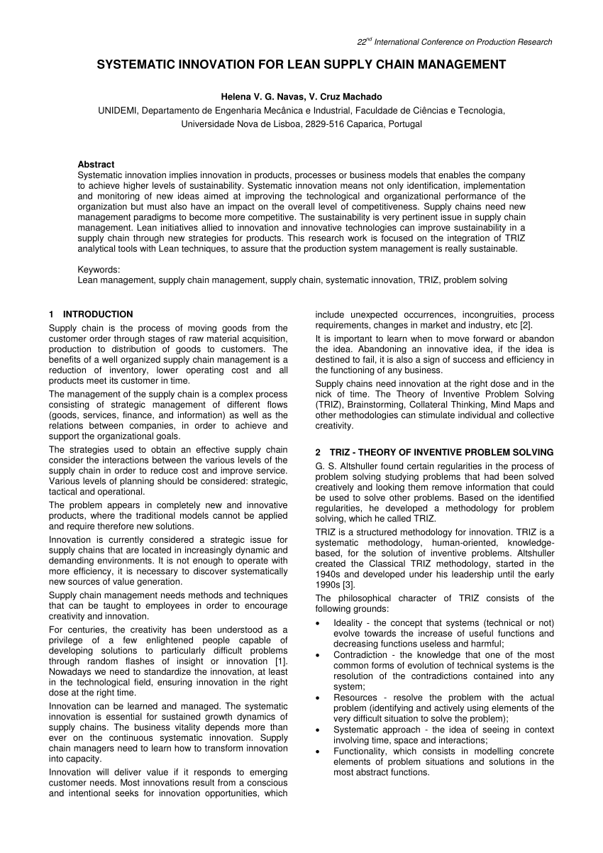 lean management supply chain management and sustainability a literature review